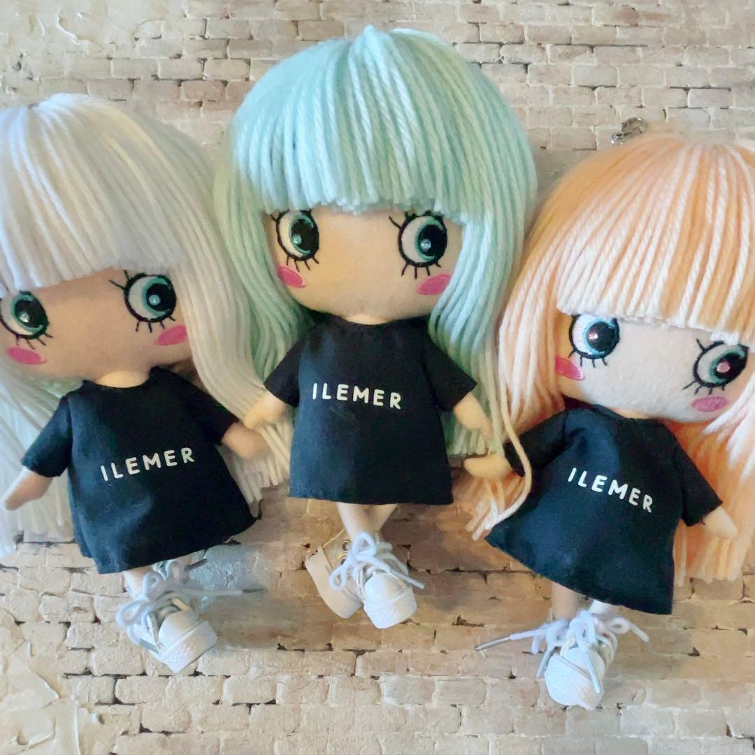 ✧イーマリーちゃんサイズ✧ハッピードール✧フルウィッグ✧３つセット✧おだんごつき