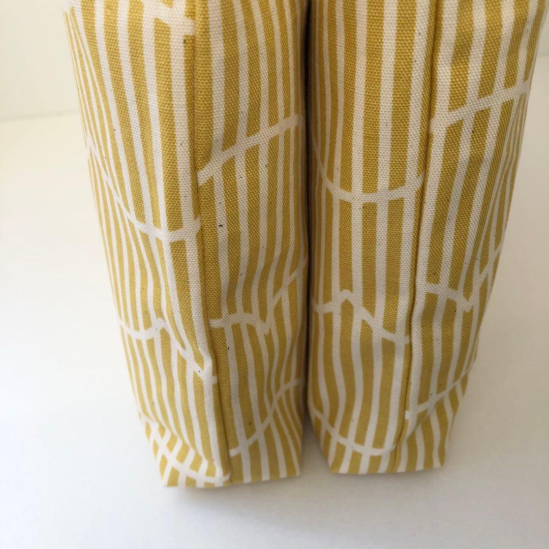 るん　レッスンバッグ&上履き入れセット　巾着袋　ふわふわストライプ