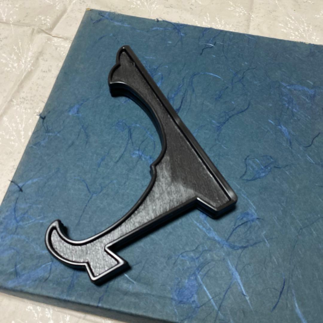 斎藤三郎 作 大皿 27cm 未使用 皿立て付