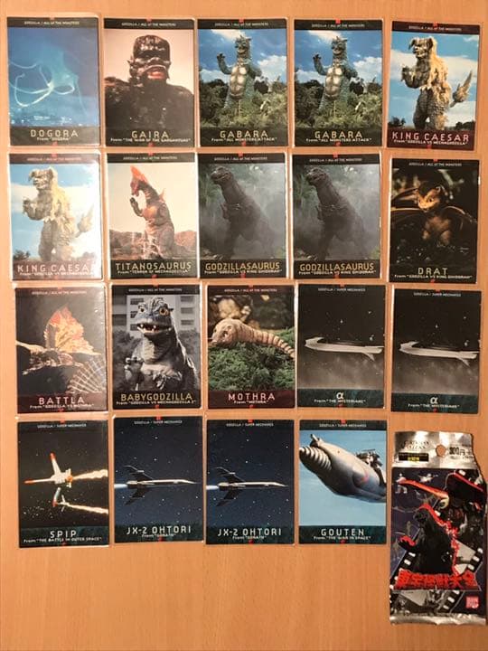 GODZILLA CARD ゴジラ カード 東宝怪獣大全