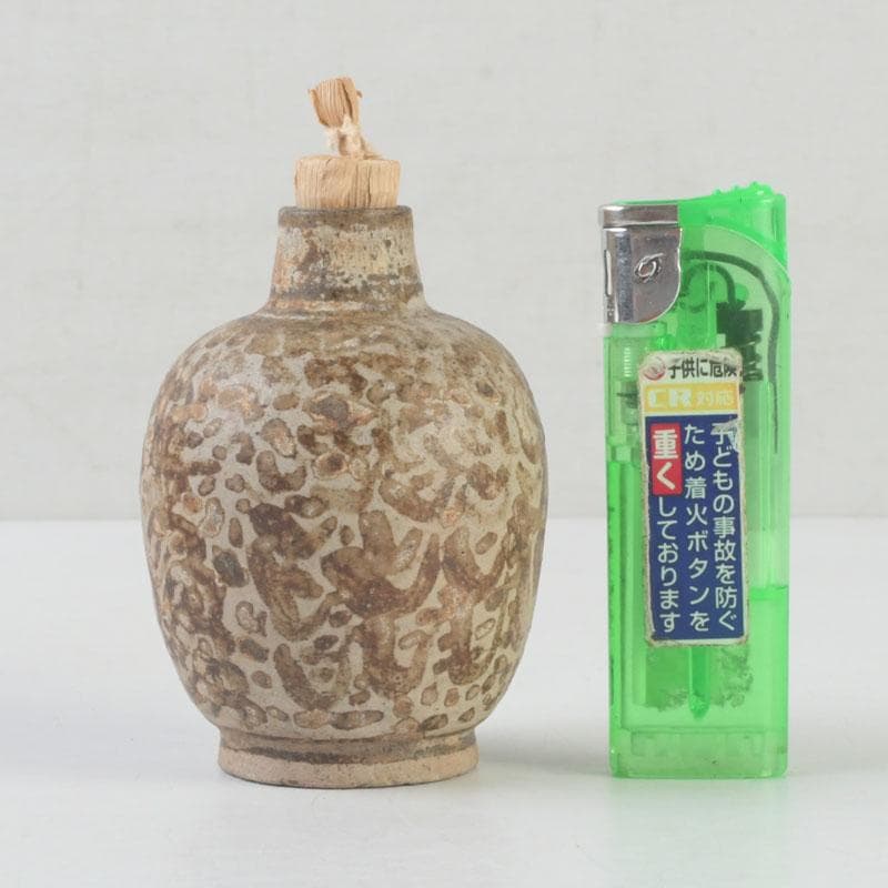 茶道具　灰釉　振出　時代箱　V　A33