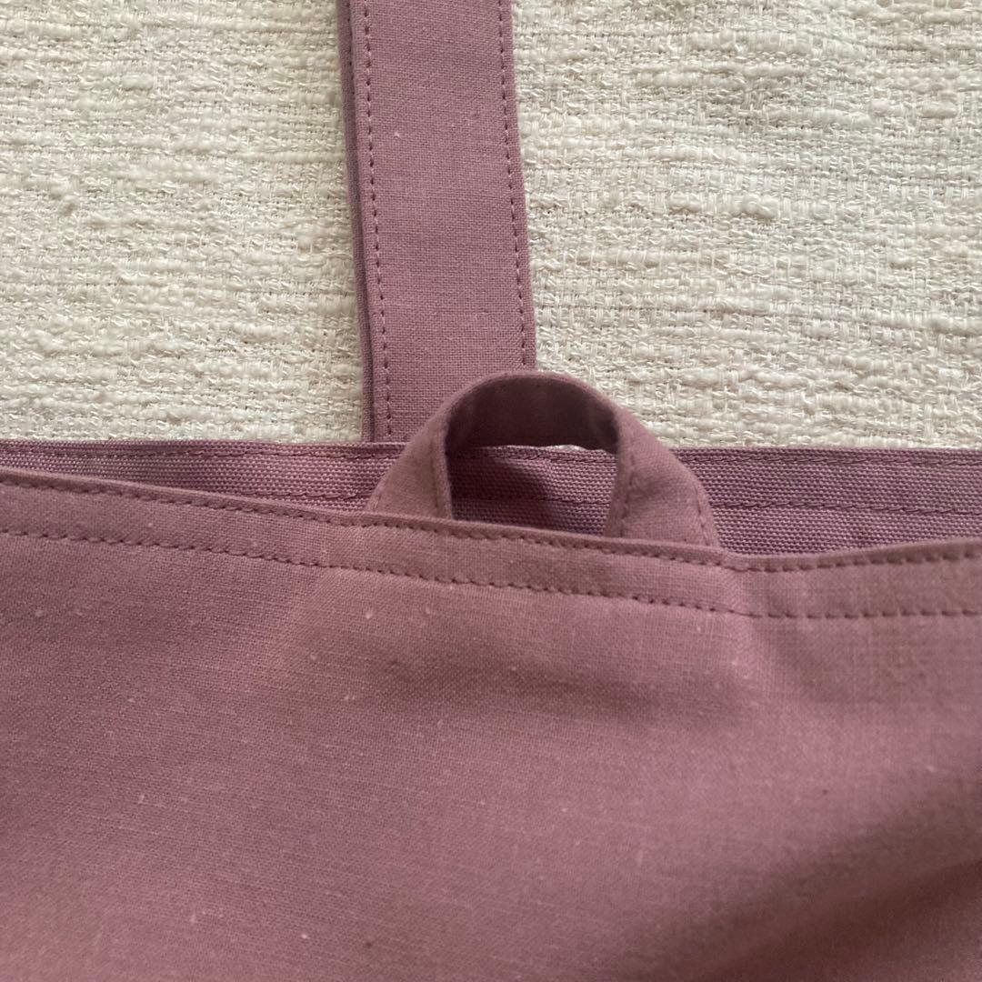 snooo！花柄無地フリルレッスンバッグ+体操服袋+上履き袋ダスティピンク