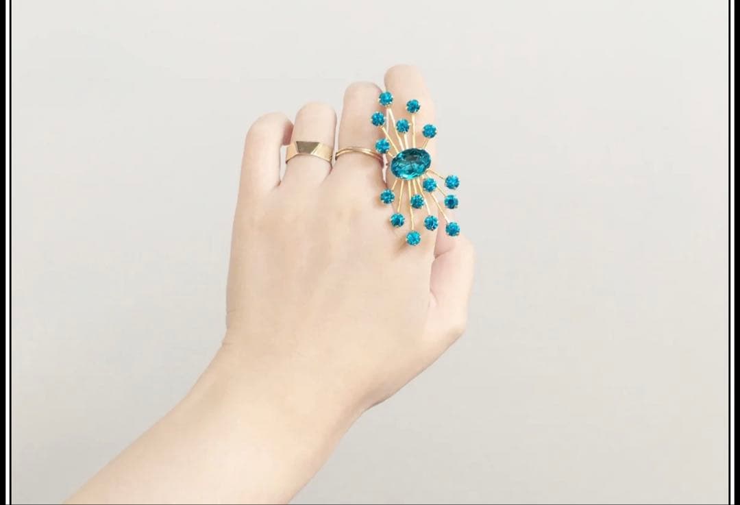 その他 nichinichi N1721 Ring [aquamarine]