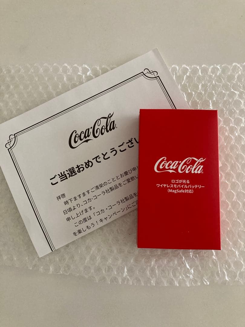 Coca-Cola ワイヤレスモバイルバッテリー MagSafe対応