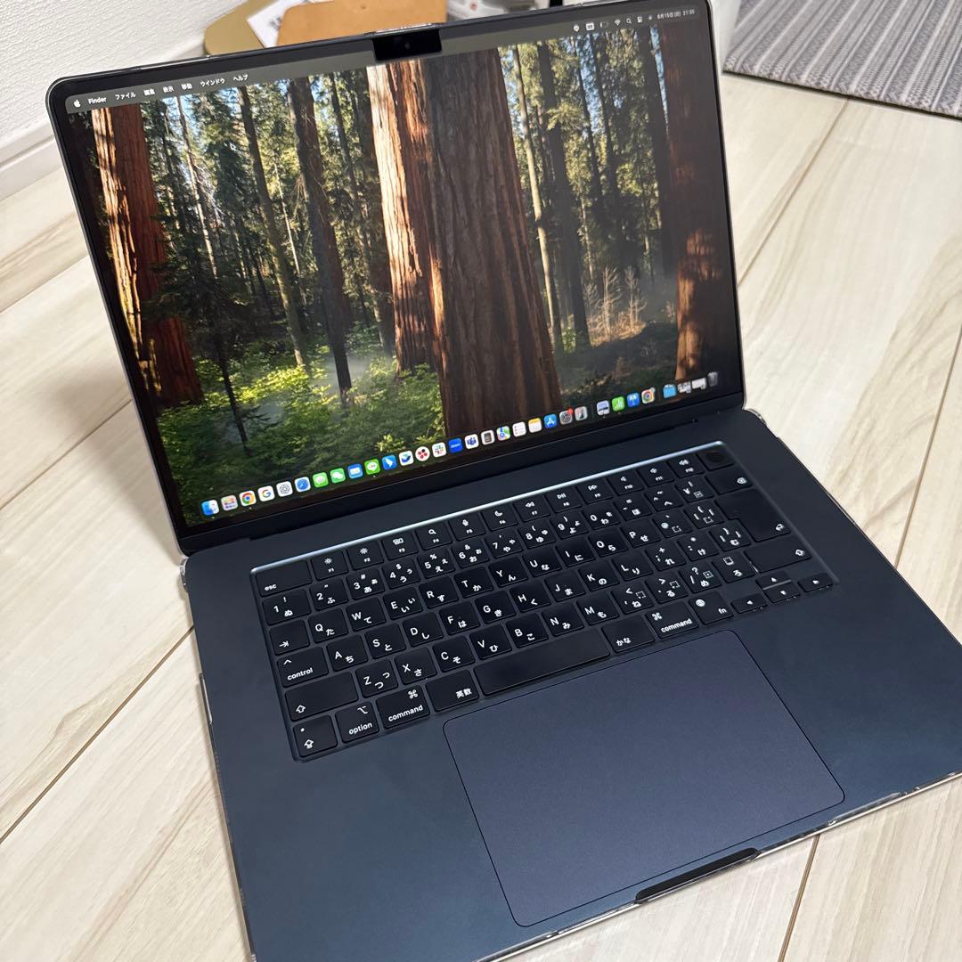 美品Apple Macbook Air 15インチM3 モニター2台同時接続