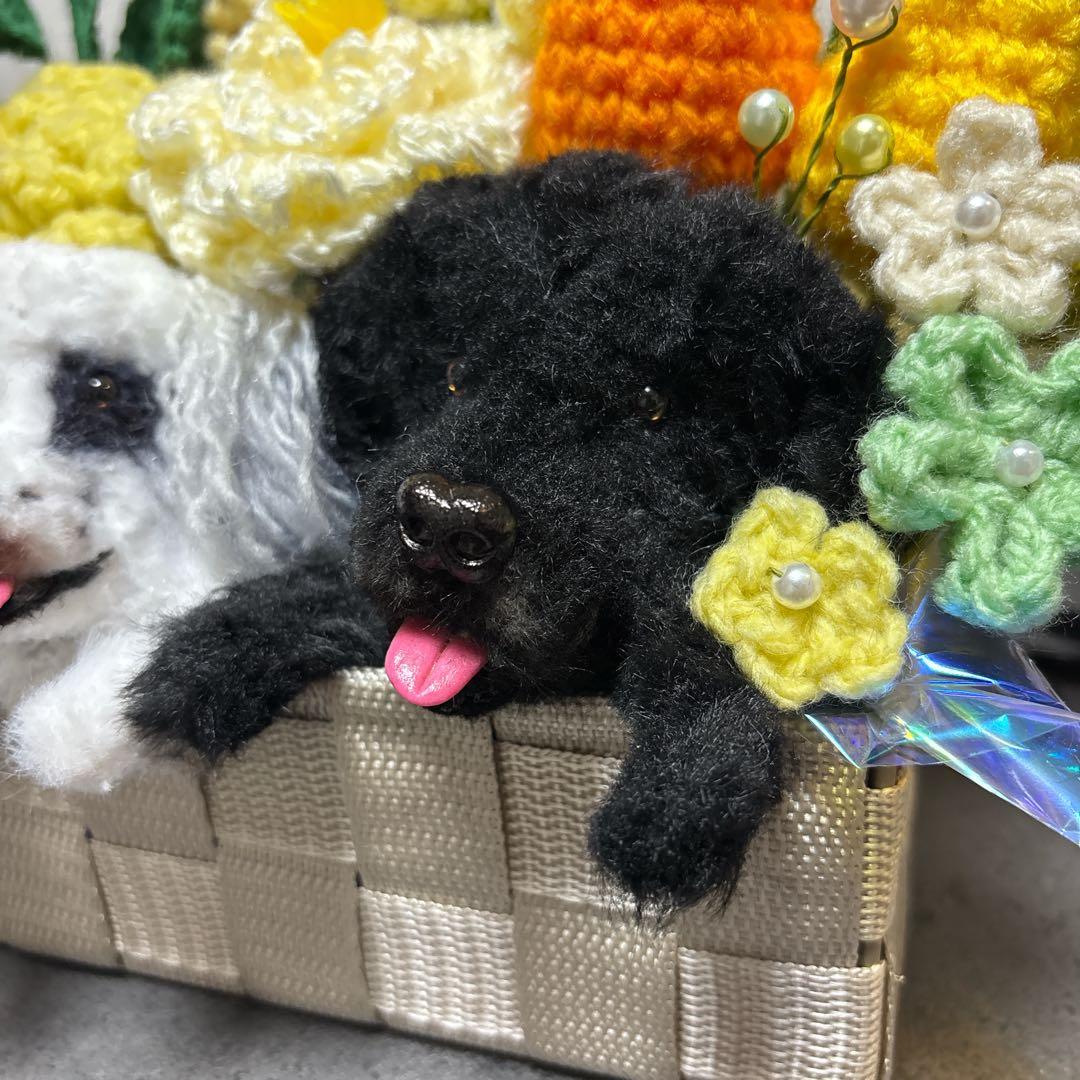 オーダーアニマルバスケット　枯れない花