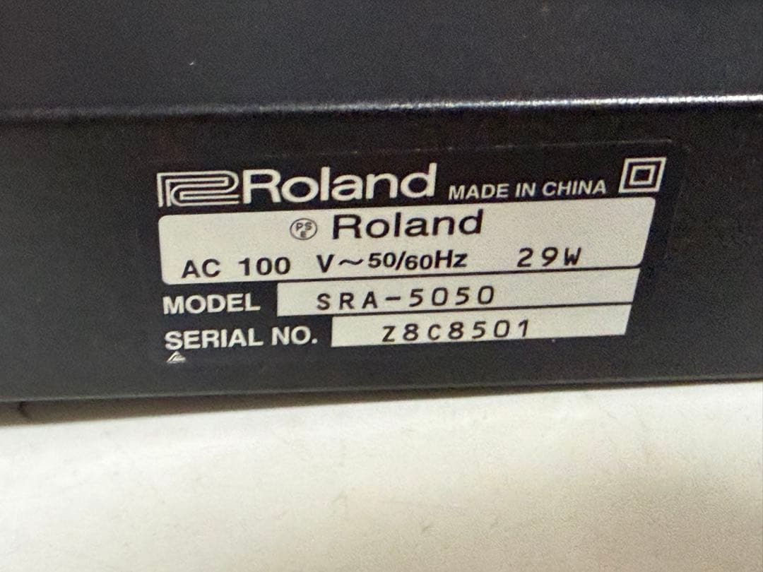 訳あり品 Roland SRA-5050 ステレオアンプ
