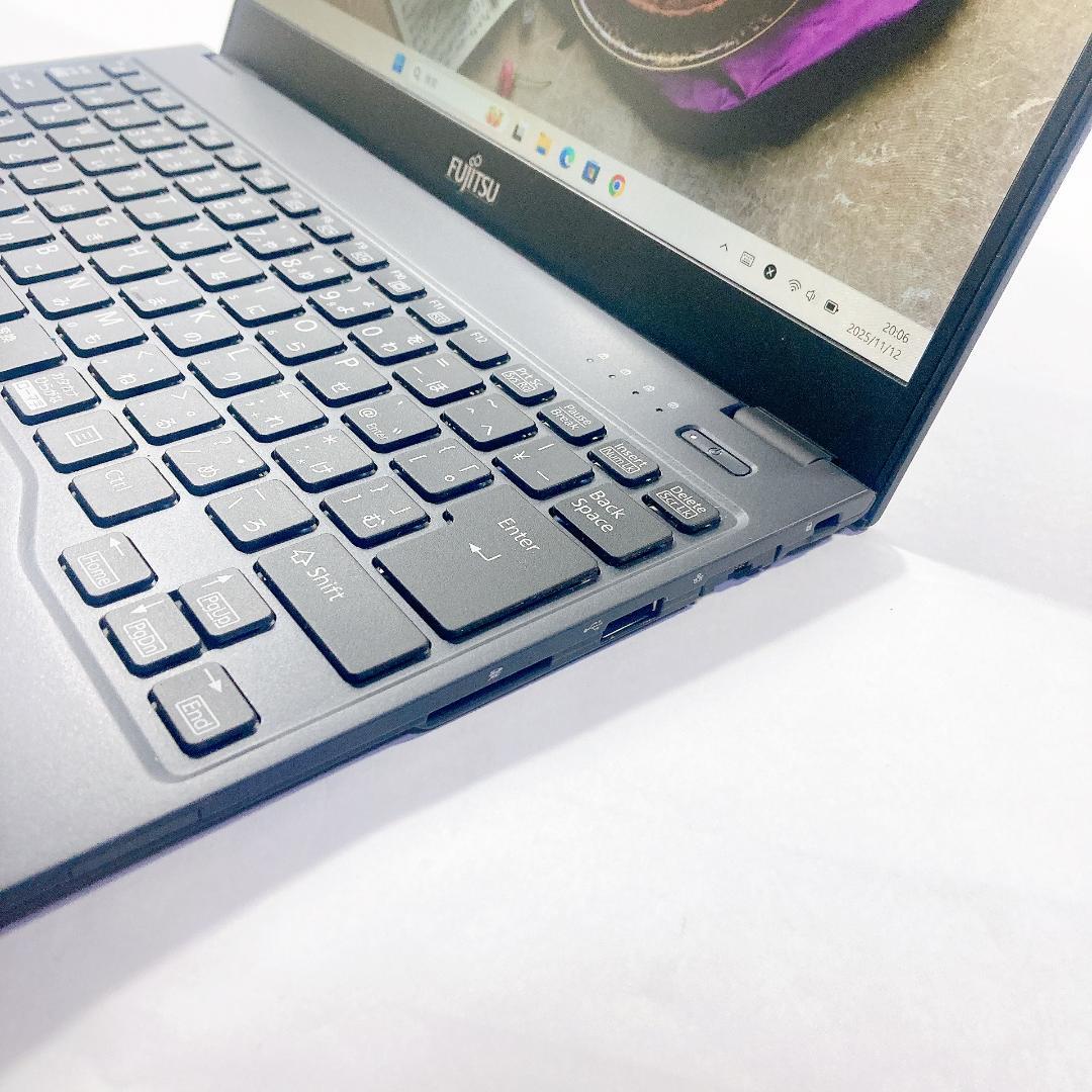 w108✨美品/ 超軽量/爆速 SSD新品/事務作業に最適✨すぐ使えるノートPC