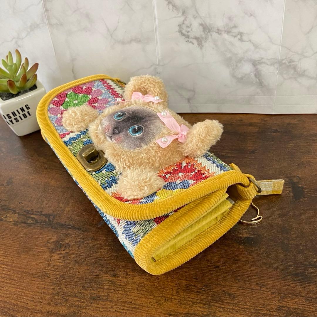 m*e様 コヤンイサムチョン【お財布 バッグ】クラウディ 猫ちゃん ハンドメイド