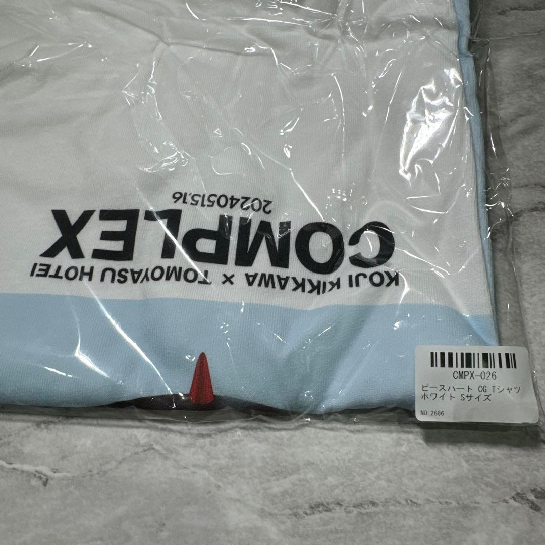 COMPLEX 日本一心 ピースハートTシャツ S