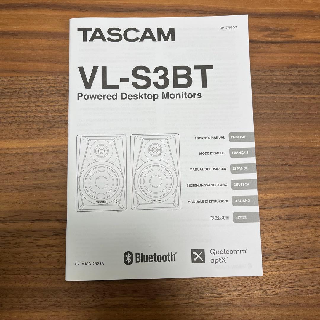 TASCAM VL-S3BT Bluetoothスピーカー