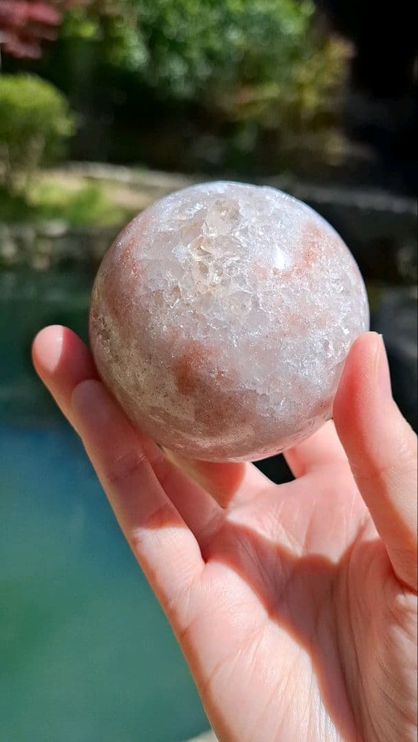 ピンクアメジストスフィア【可憐】