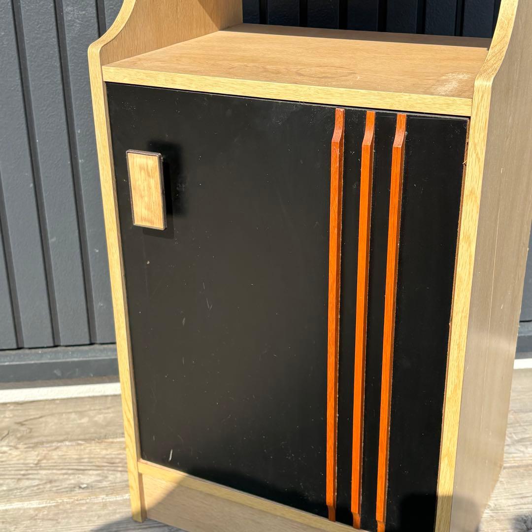 昭和レトロ コールキャビネット 電話台 サイドキャビネット レトロ家具ビンテージ