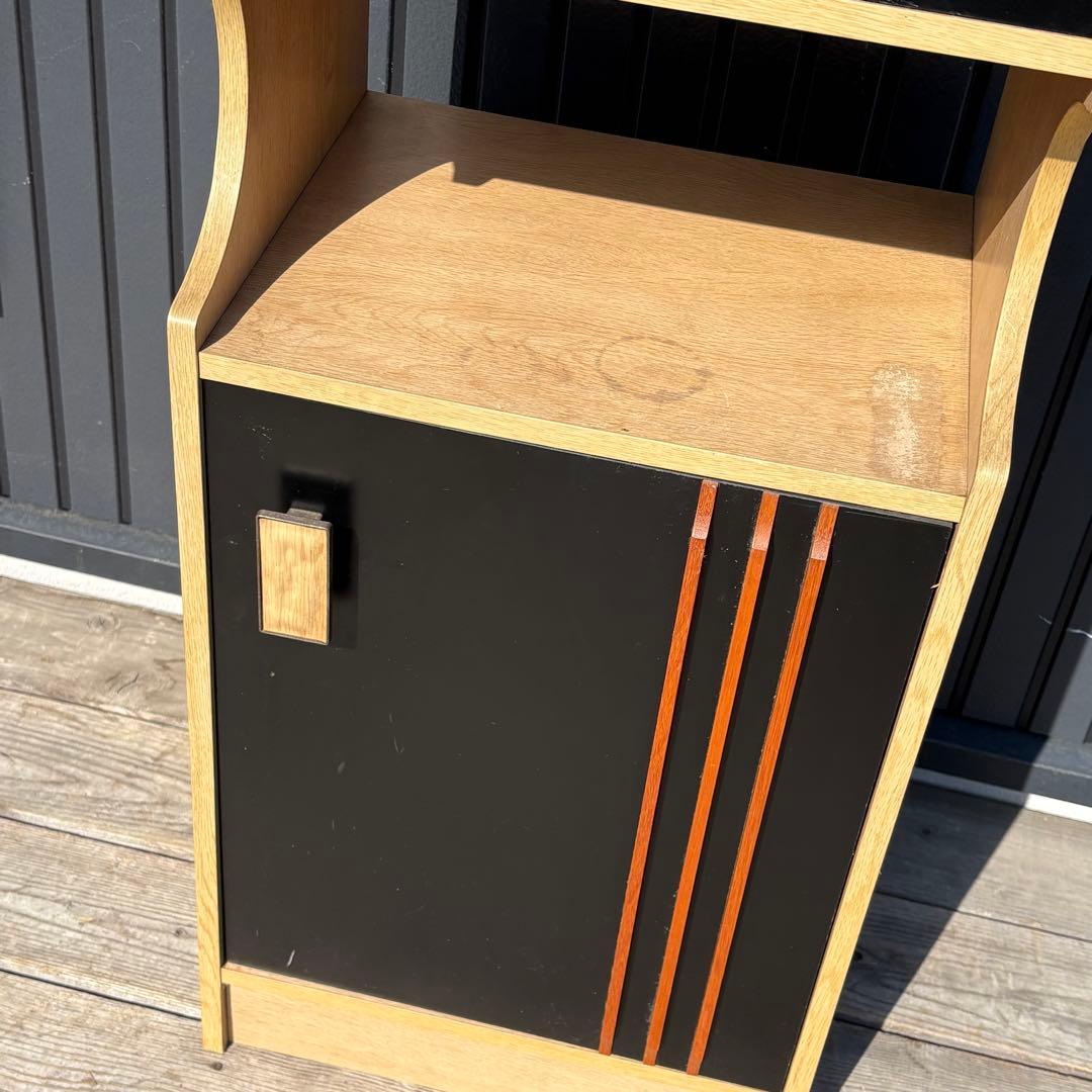 昭和レトロ コールキャビネット 電話台 サイドキャビネット レトロ家具ビンテージ