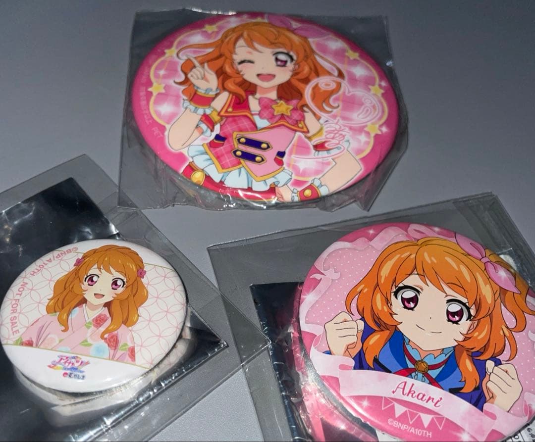 アイカツ　缶バッジ　大空あかり