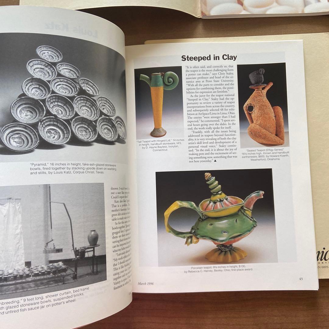 1996洋書　ヴィンテージマガジン　ポッタリー　セラミック　陶芸