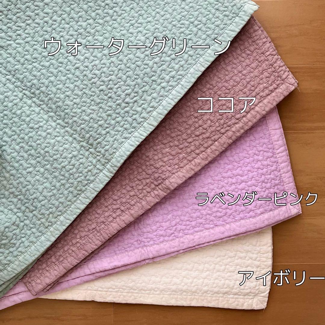 イブル ラベンダーグレー 180x220 マルチカバー コットン ベッドカバー