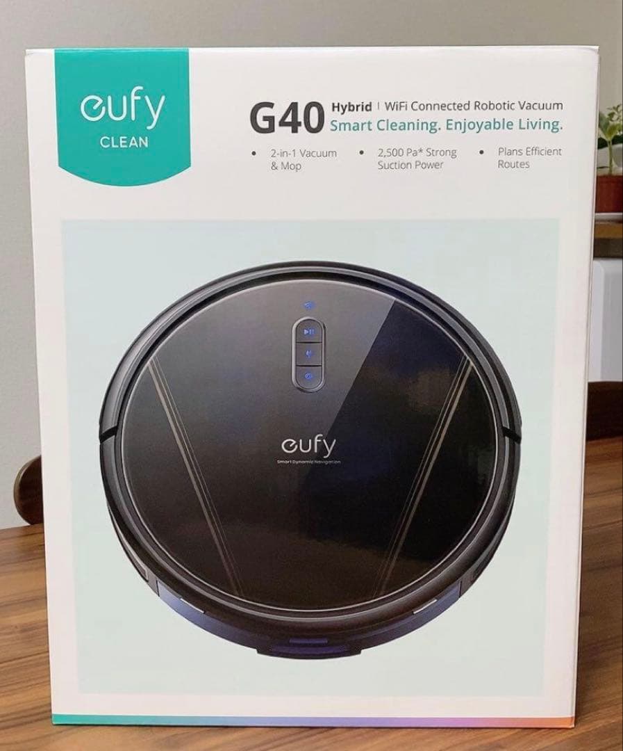 Anker Eufy Clean G40 Hybrid ロボット掃除機　アンカー
