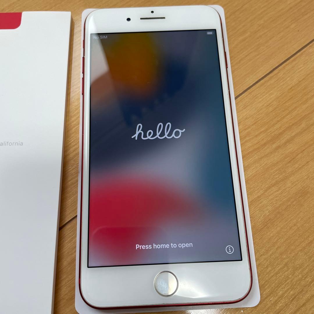 iPhone 7Plus ((RED)) 256G バッテリー100%
