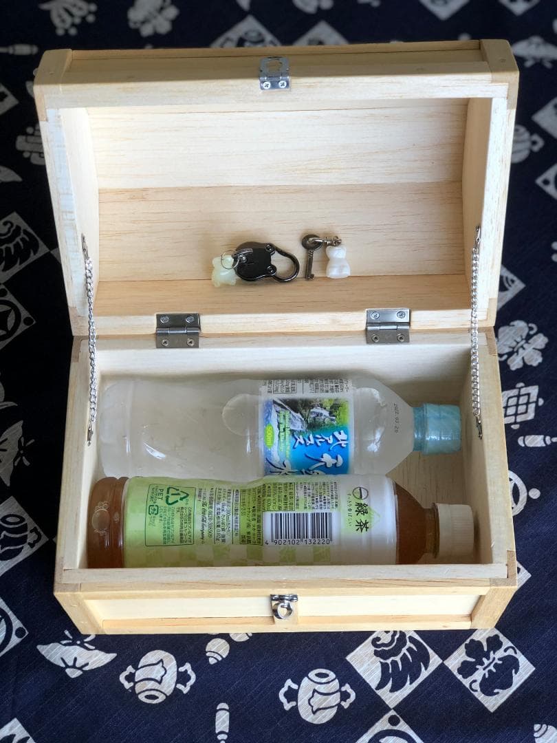木製 宝箱 小物入れ