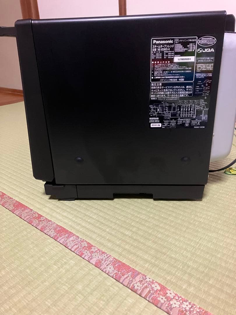 美品 Panasonic ビストロ NE-BS805-K スチームオーブンレンジ