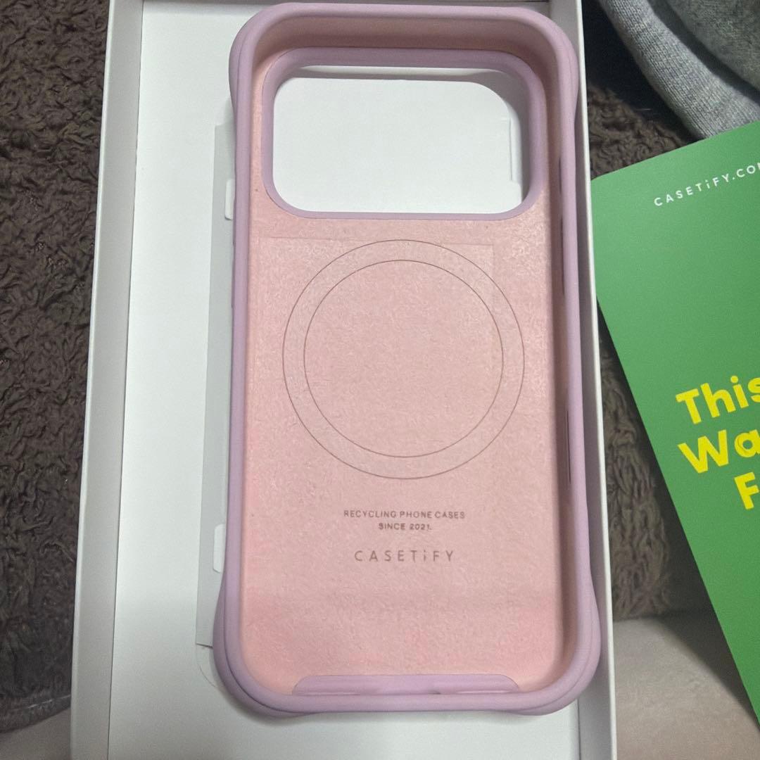 CASETiFY iPhone17Pro スマホケース ピンク 箱付き