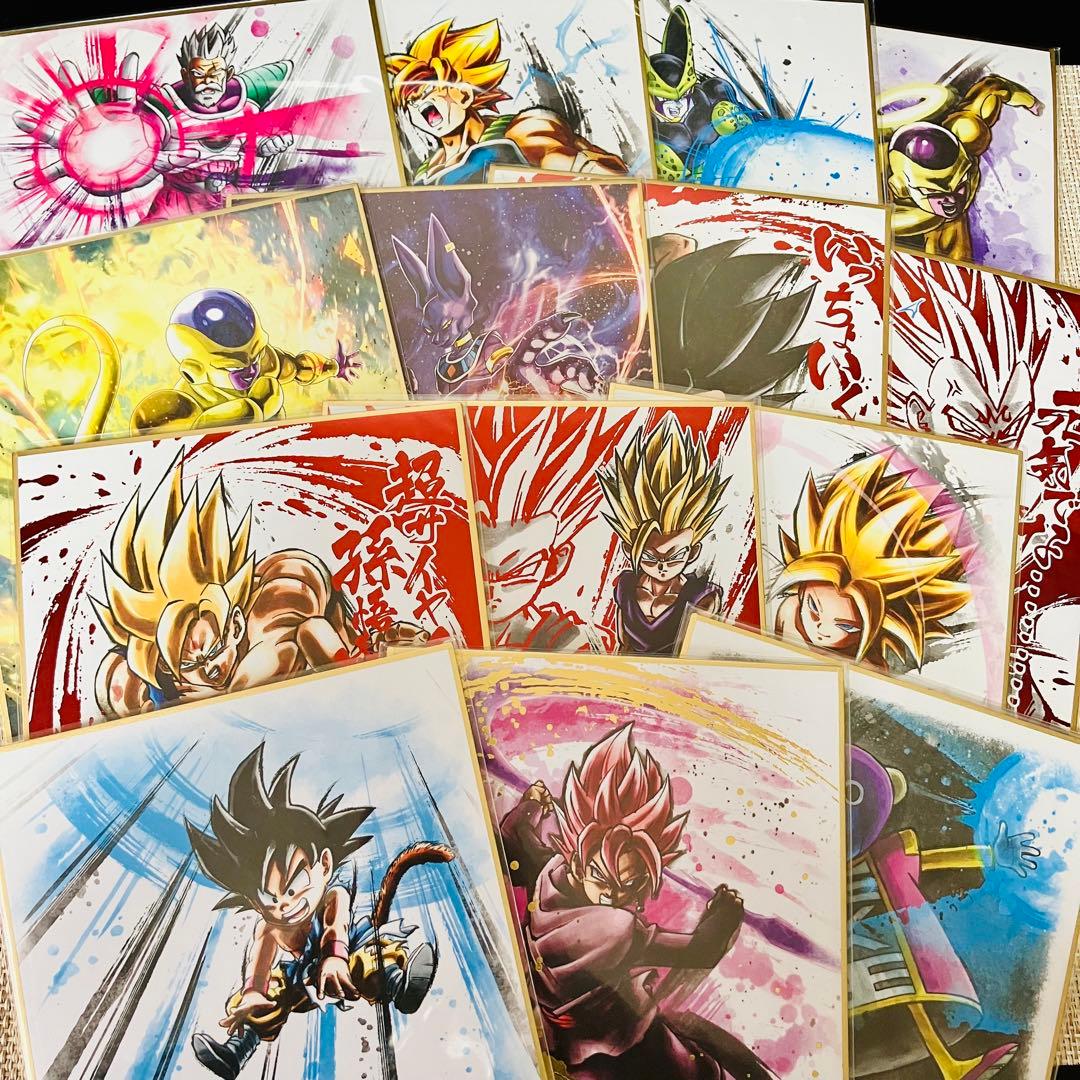 ドラゴンボール 色紙アート 28枚まとめ売り Dragon Ball 色紙ART