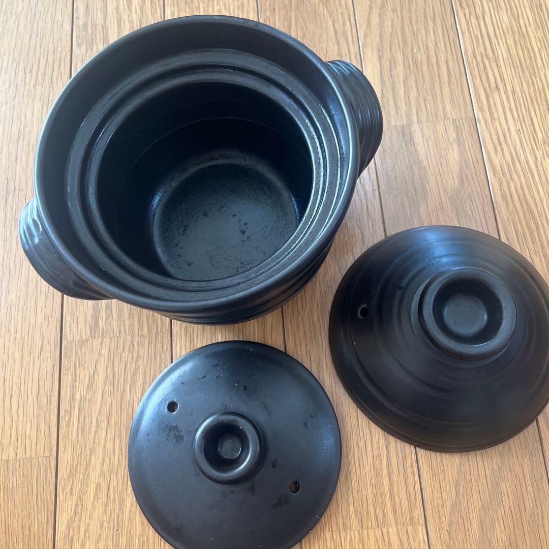 大黒炊飯鍋　大黒窯　2合