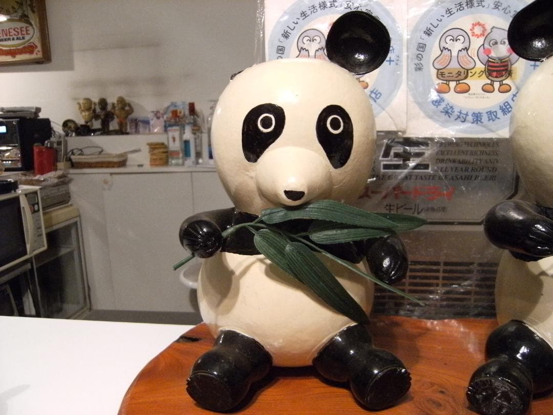 希少★レトロ★上野動物園 パンダ シンシン リーリー 子供 人形 3点セット