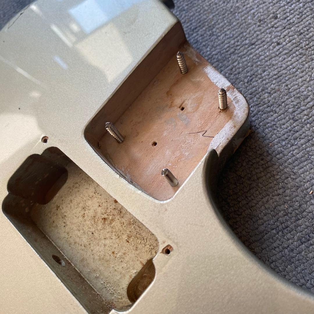 BURNY レスポールボディ シルバー FERNANDES フェルナンデス