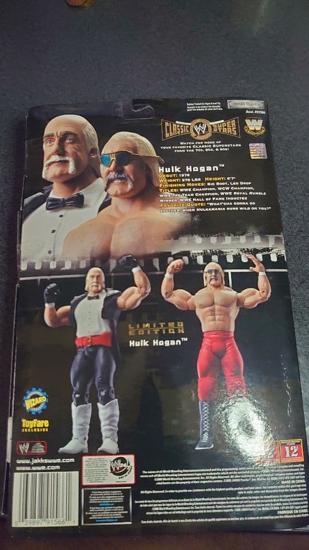 WWE『WWF』HOGANフィギュア(限定)1OF3000
