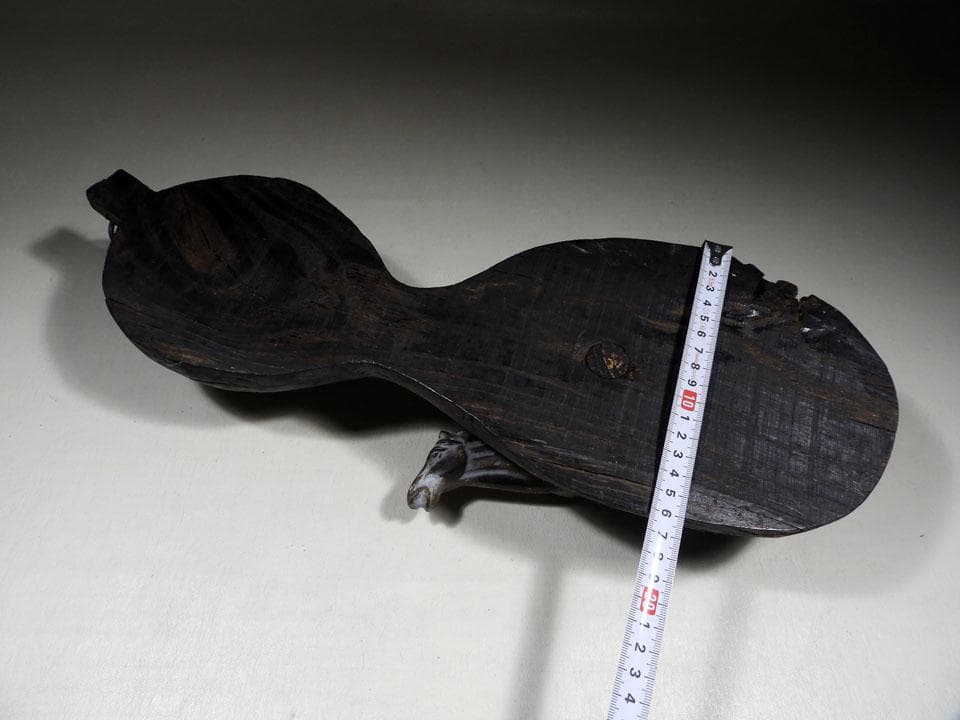 ●来年の干支 午 馬 瓢箪から駒 縁起物 古木の瓢箪 陶器の馬 壁掛け 縦47㎝