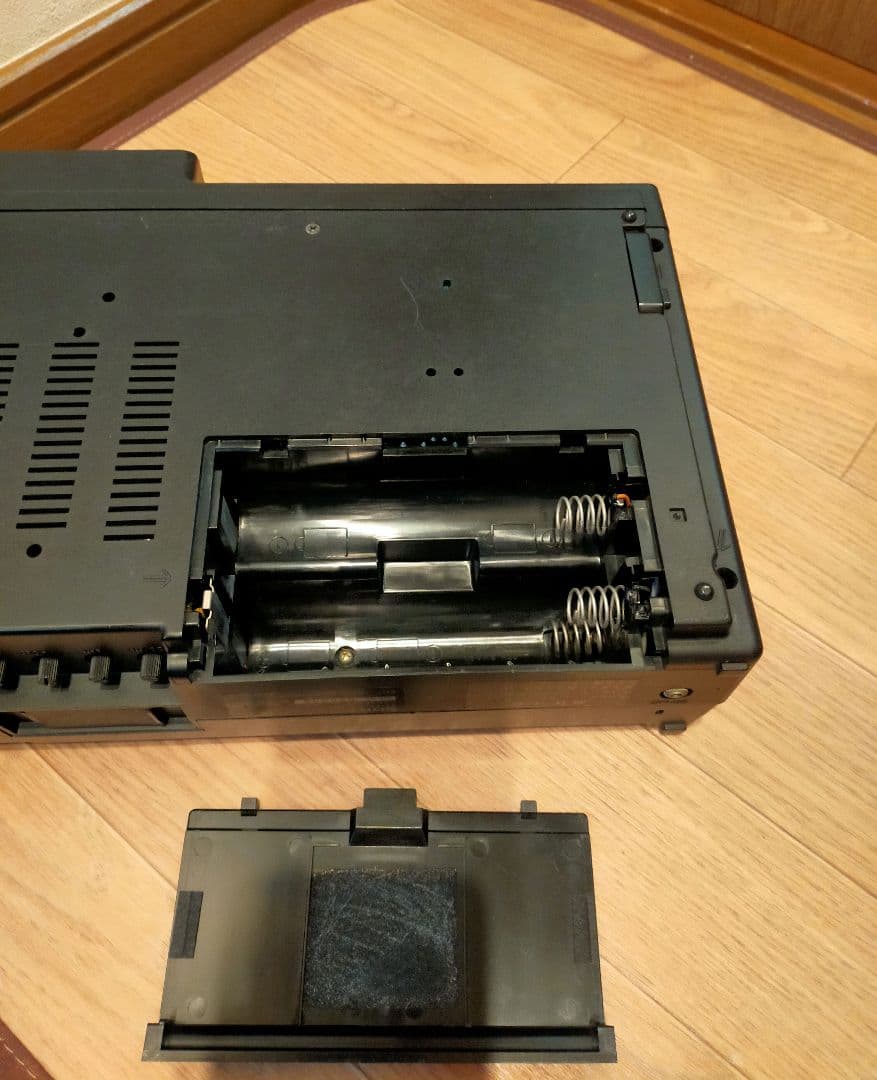 レトロ　SONYラテカセ　ラジオ、テレビ、カセット　FX-406