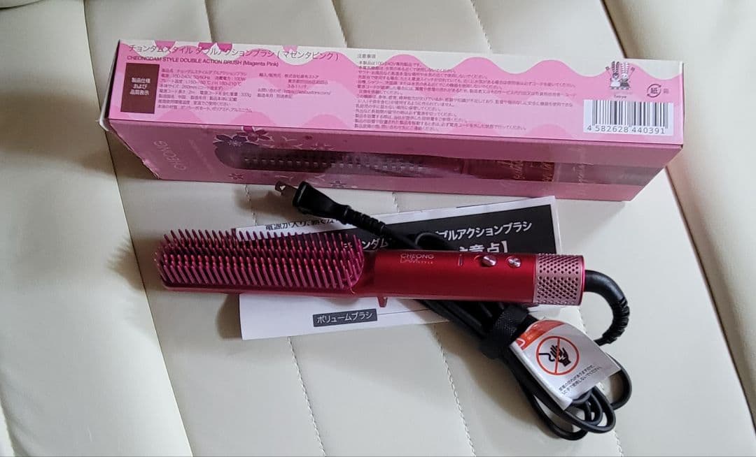 CHEONG ピンク 2way・3wayヘアアイロン