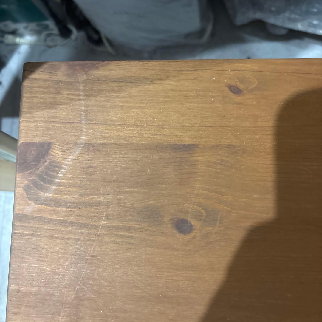 シャビーシック 木製チェスト 3段｜アンティーク調｜グレー×ナチュラル 天然木風