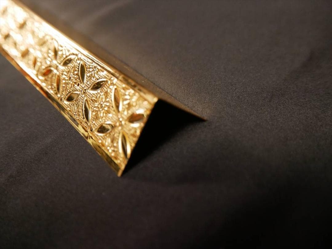 長期保管品　本金メッキ金具　飾り金具　最高級仏壇用　長ずり　3319