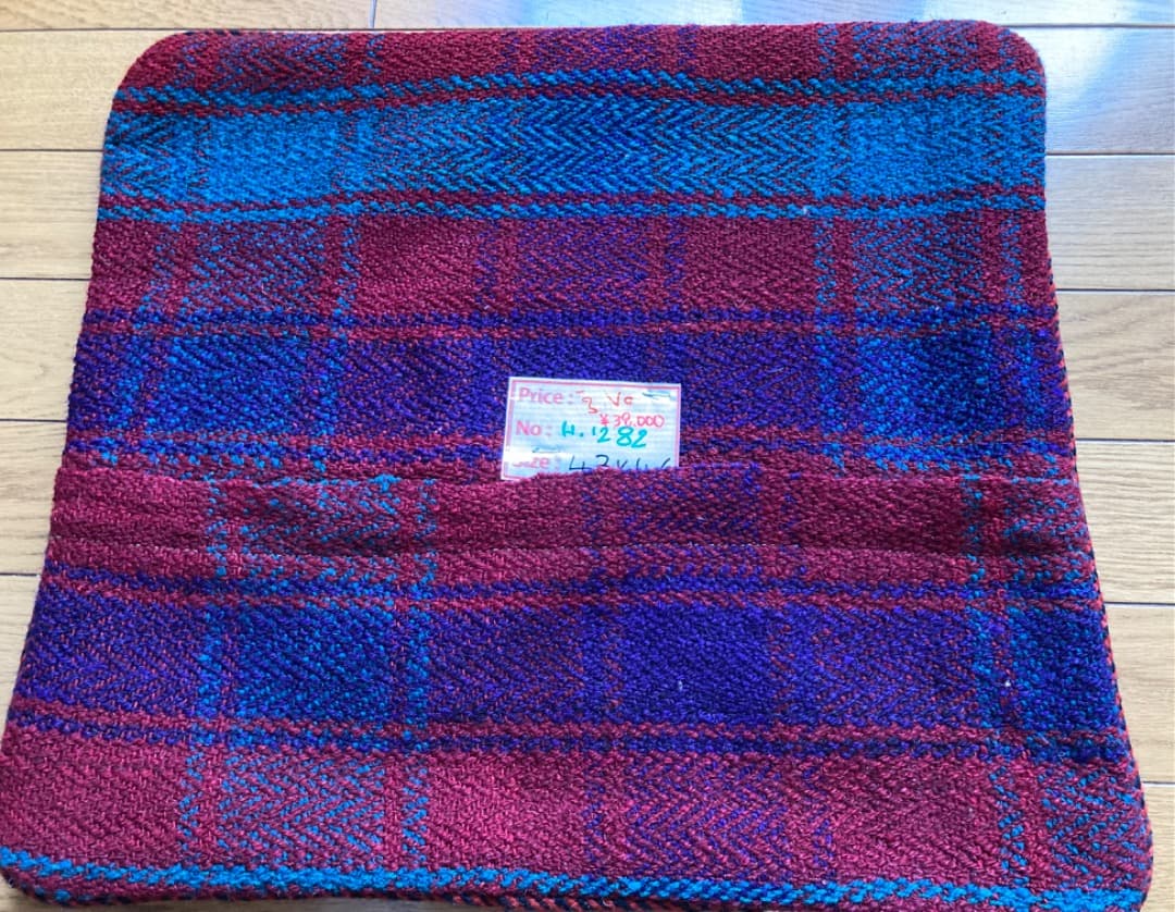 【在庫一掃セール】アゼルバイジャン キリムクッションカバー 43cm×46cm