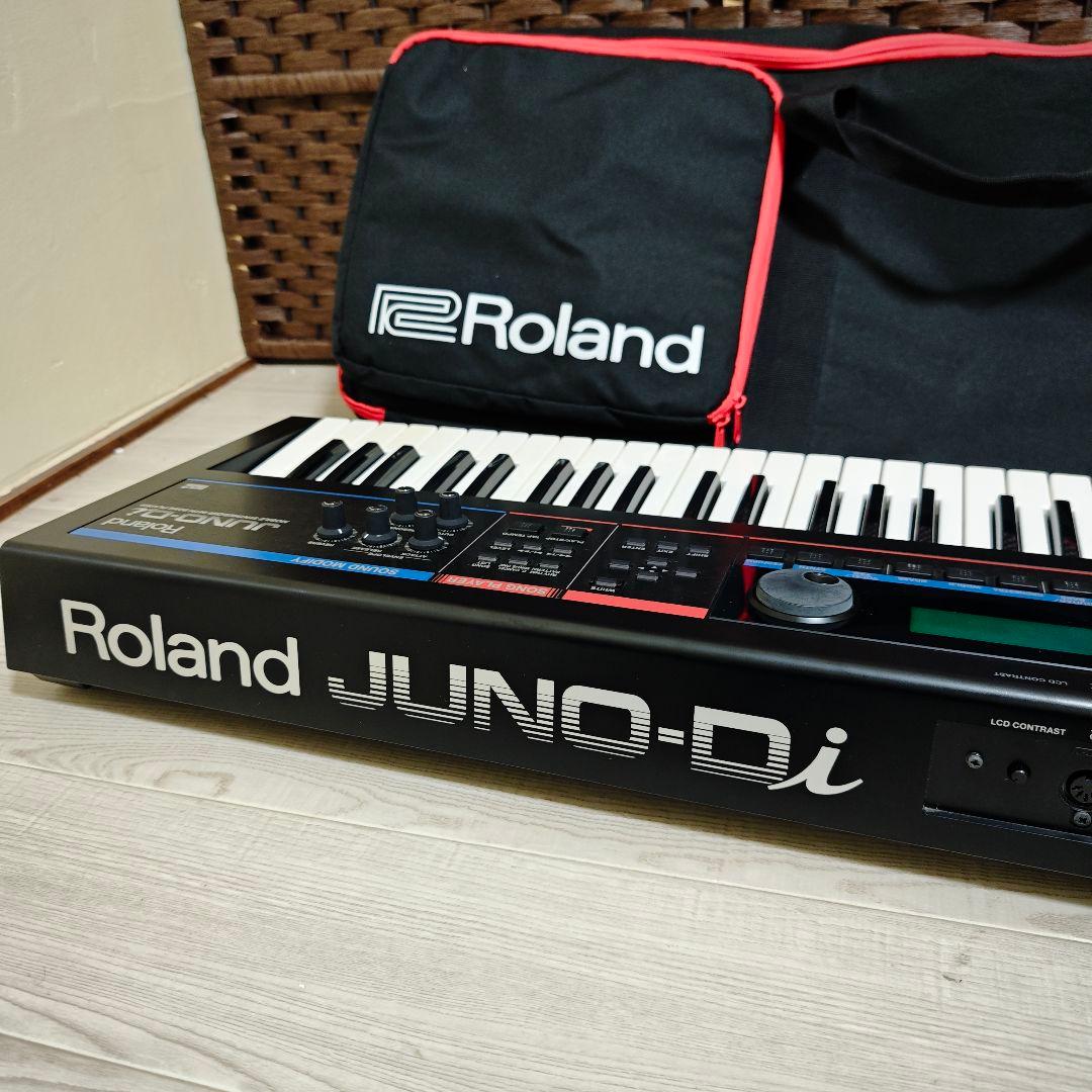 【美品】Roland JUNO-Di シンセサイザー 動作良好 ペダル ケース付