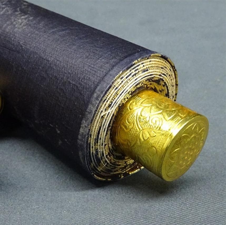 掛軸『西国三十三ヶ所霊場御朱印』絹本 掛け軸 a020113-2