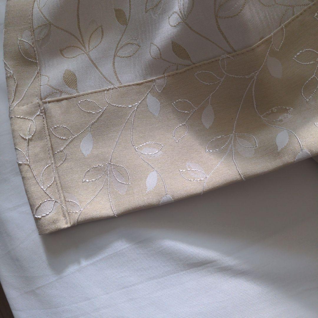 【即日発送】●SINCOL●レースカーテン×2枚●リーフ柄●95×238cm