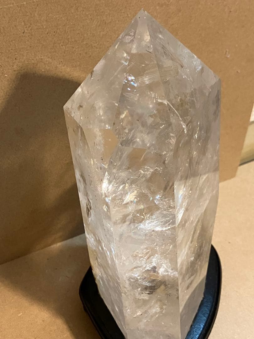 【COCOさま専用】特大水晶 3.2kg レインボー多数天然石アイリスクリスタル