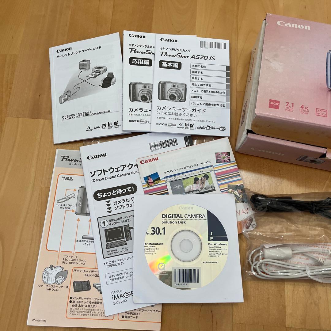 【美品】Canon PowerShot A570IS キャノン デジカメ カメラ