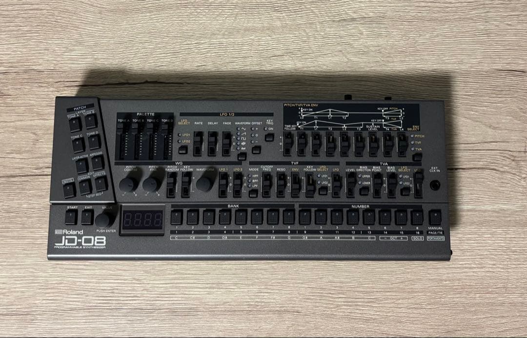 Roland Boutique JD-08 取説、元箱付き　音出し動作確認済み