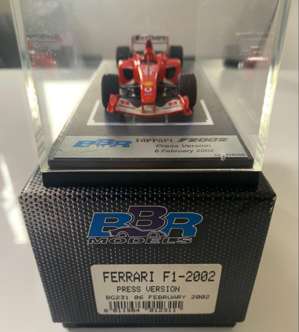 ミニカー 1/43 BBR Ferrari F2002 Press Version #1