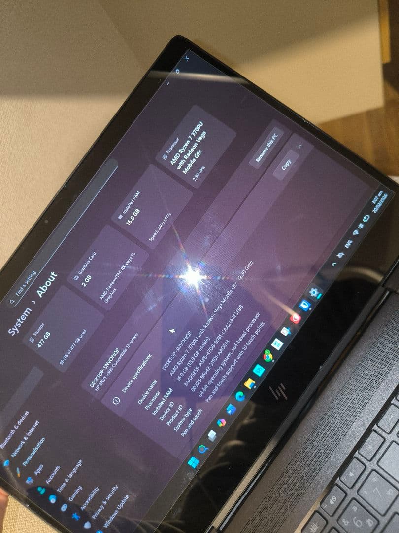 Windowsノート本体 ENVY x360 Convertible 13-ar0xxx Ryzen7