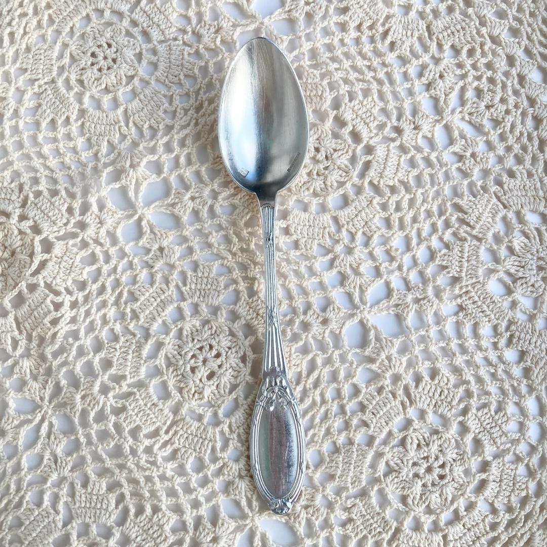 【専用です】フランスアンティーク✨️可愛いリボンモチーフ✨️ティースプーン　２本