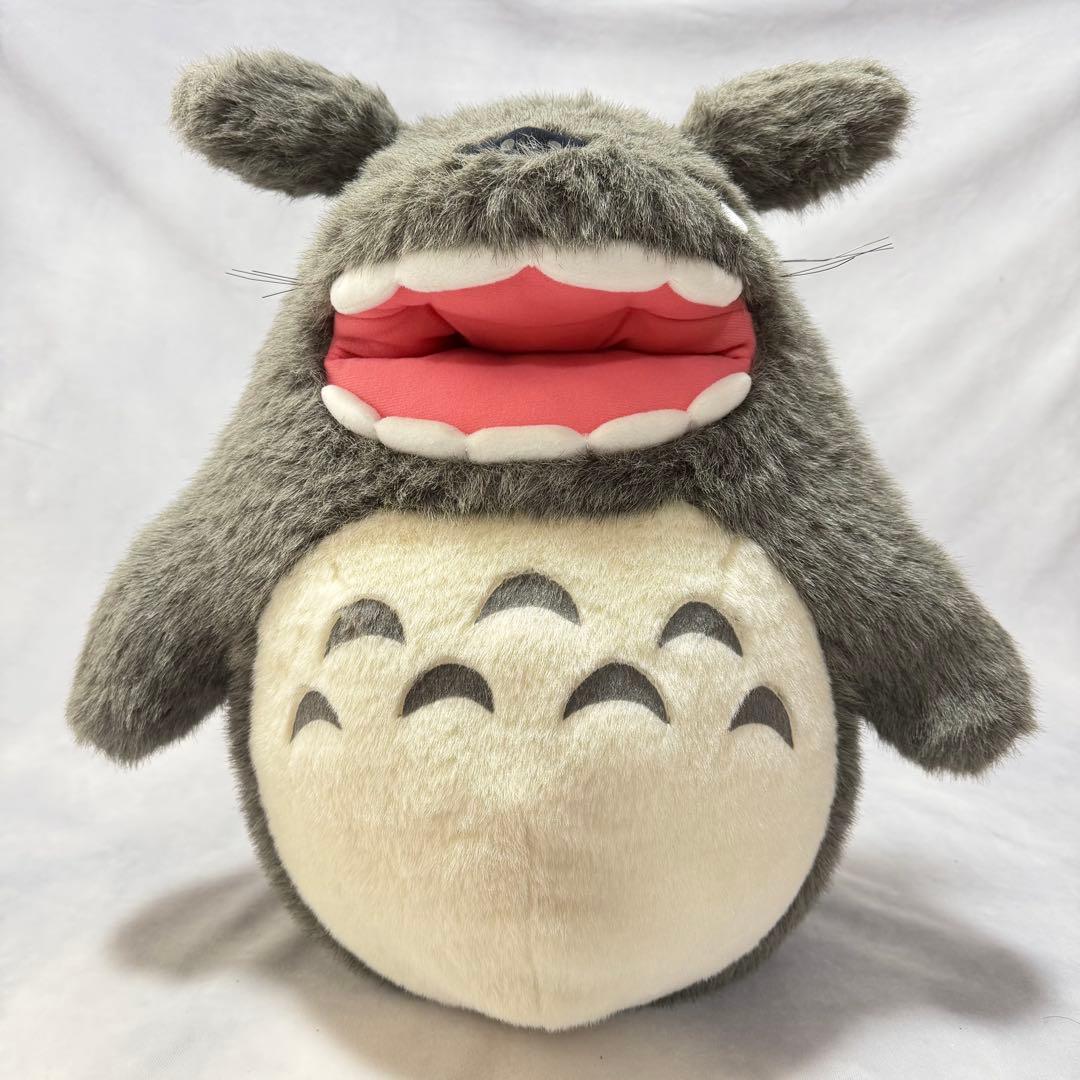 当時もの☆となりのトトロ ぬいぐるみ 大トトロ 吠え LL ジブリ サンアロー