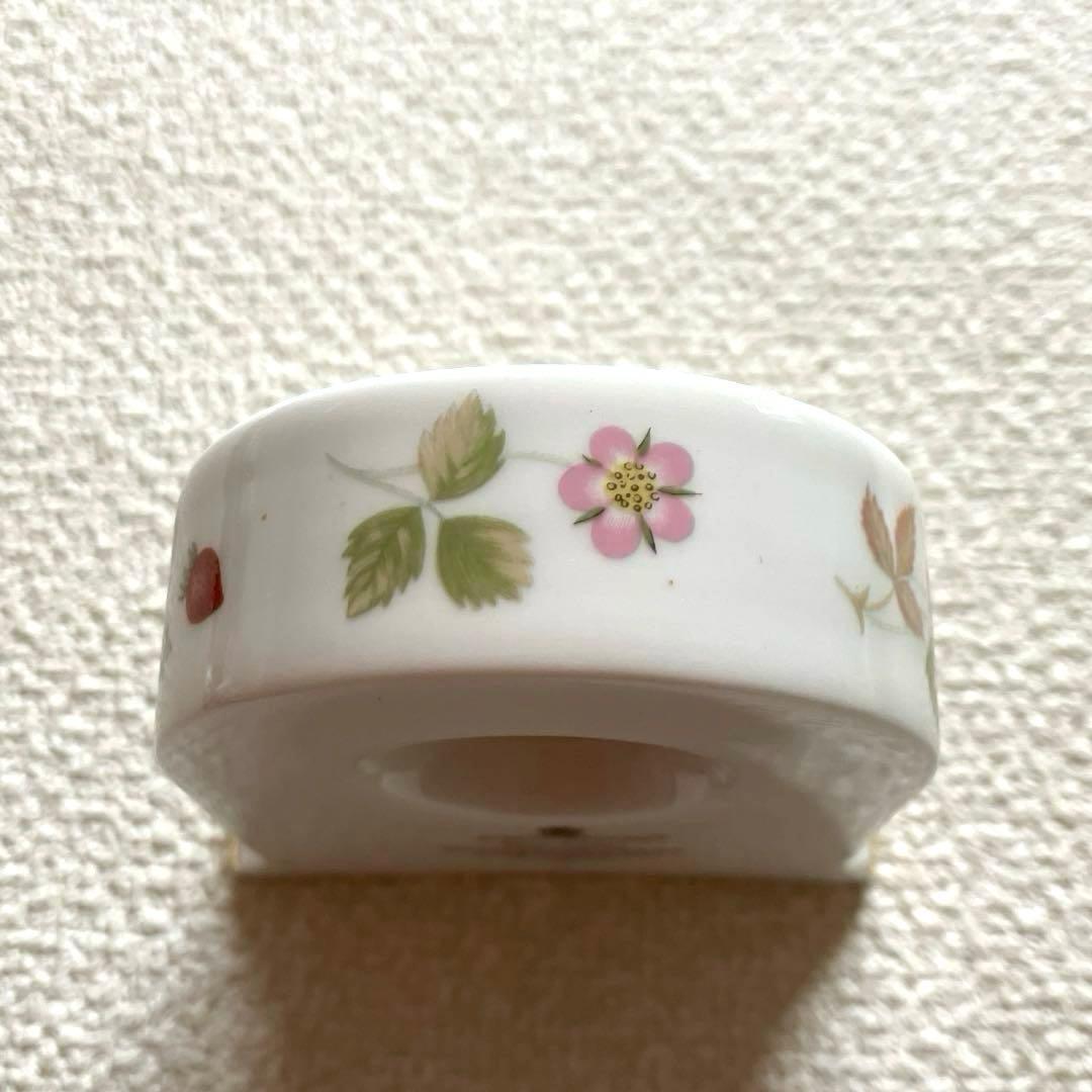  ウェッジウッド ワイルドストロベリー 陶器製置時計　Sサイズ