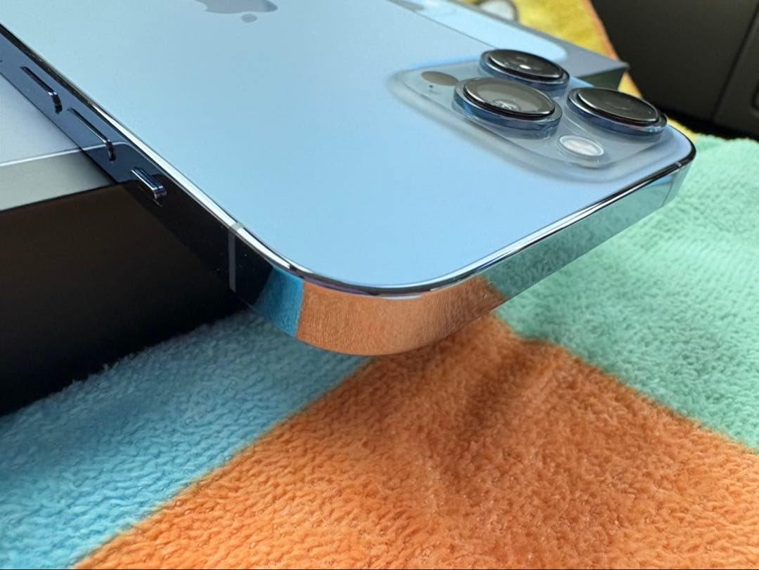 Apple iPhone 13promax水色 シエラブルー