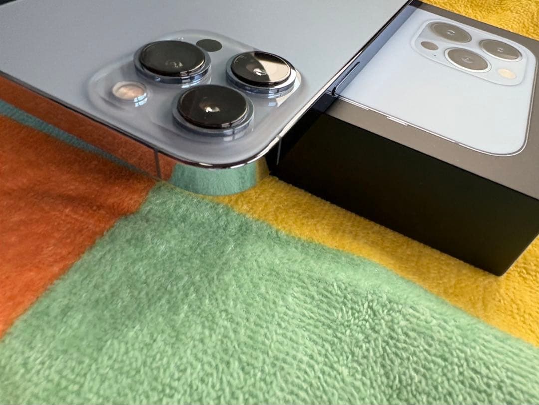 Apple iPhone 13promax水色 シエラブルー